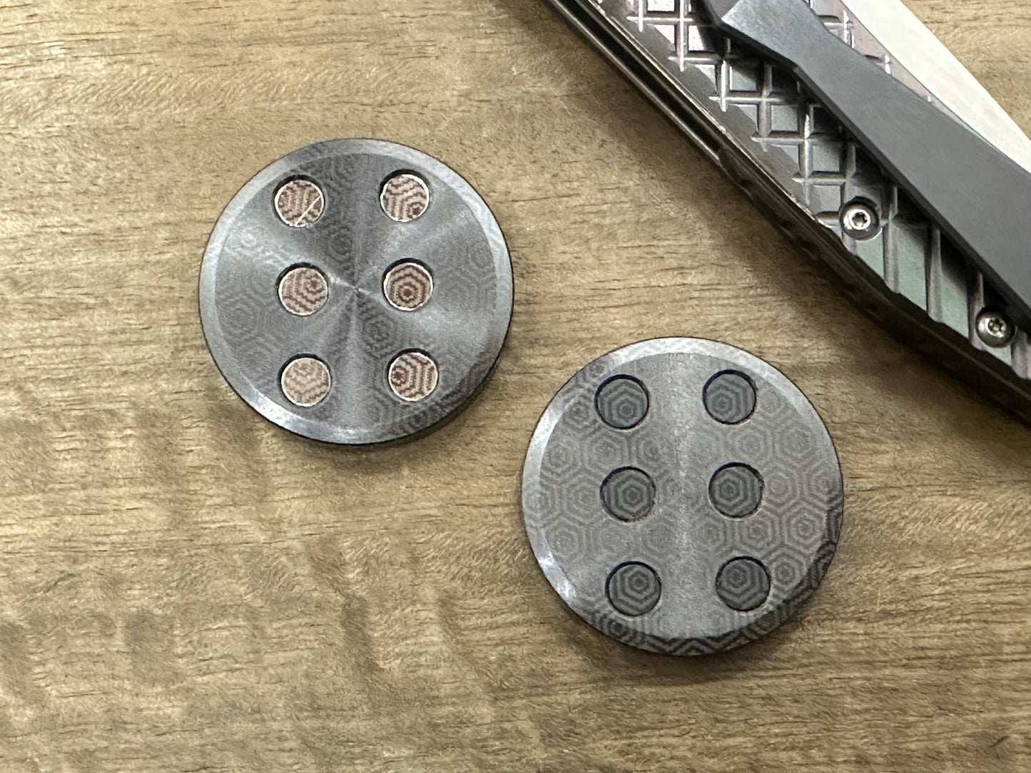 ORBITER Black Zirconium Parallel position Magnets Haptic Coins Fidget