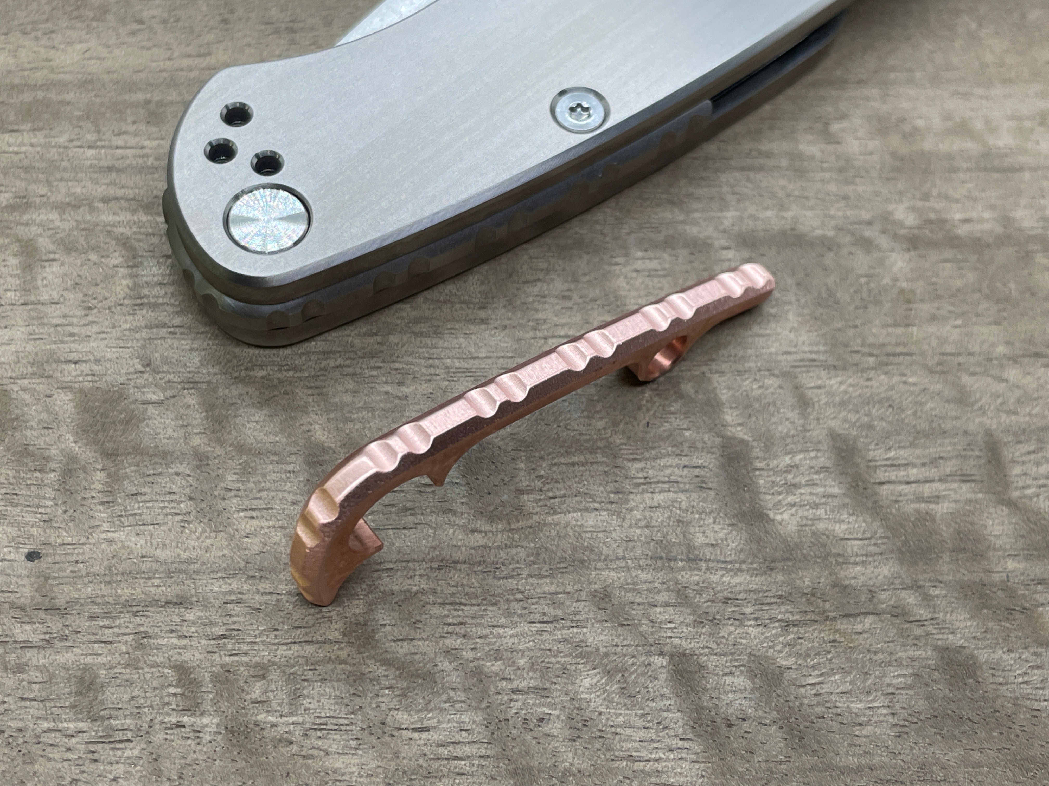 Copper Gear BACKSPACER for Spyderco PM2 Paramilitary 2 MetonBoss