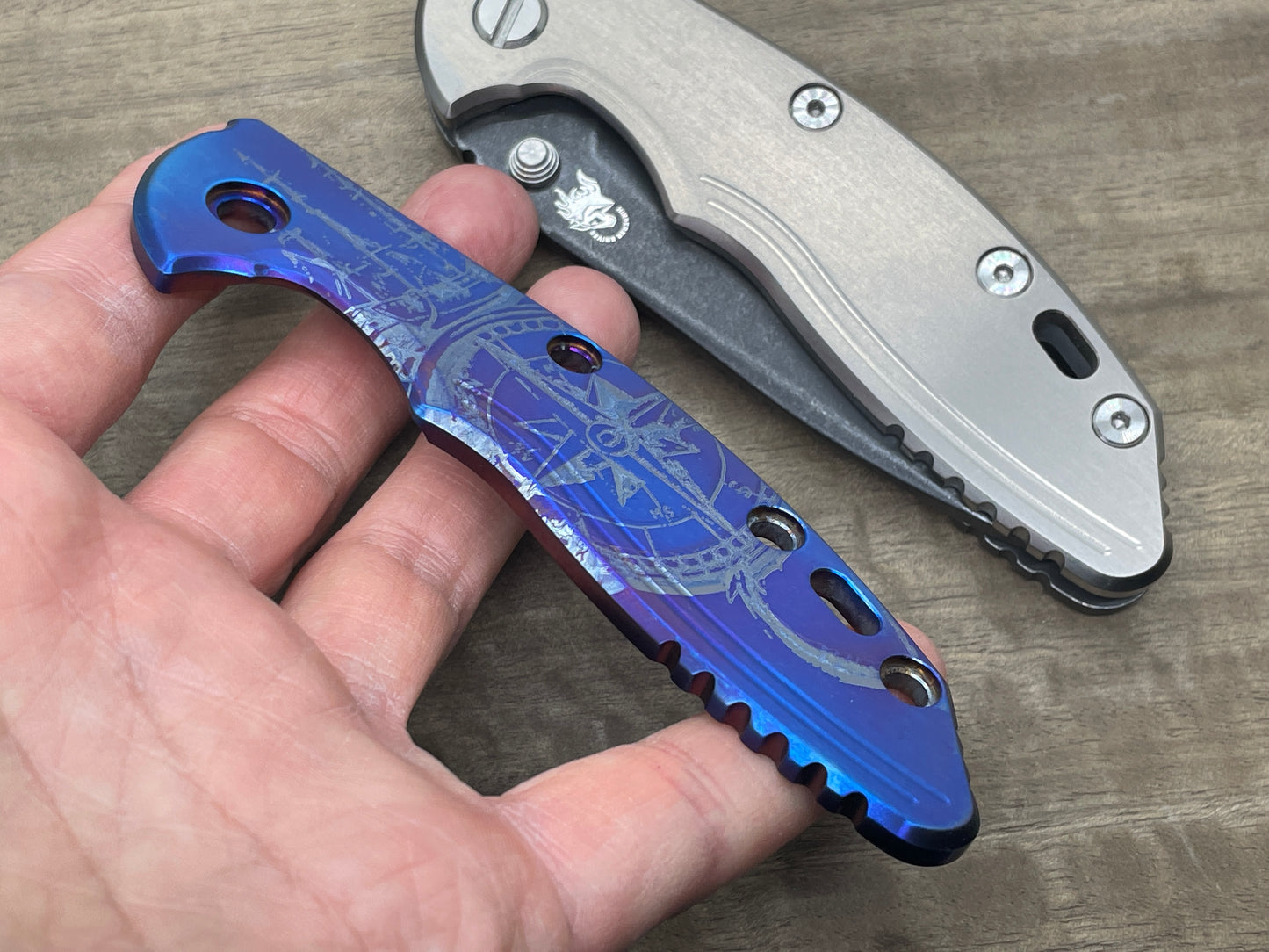 COMPASS at Sea Flamed Titanium scale for XM-18 3.5 HINDERER