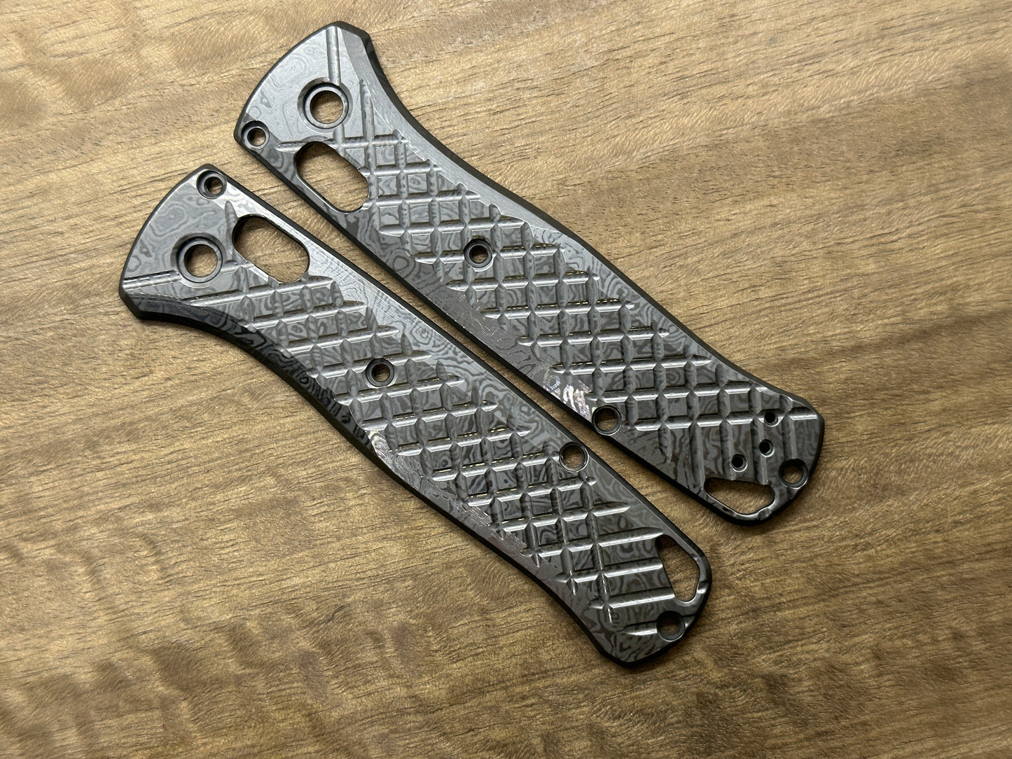 ALIEN Polished FRAG Cnc milled Zirconium Scales for Benchmade Bugout 535