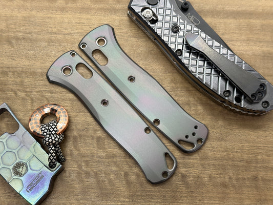 OIL SLICK Brushed Zirconium Scales for Benchmade Bugout 535