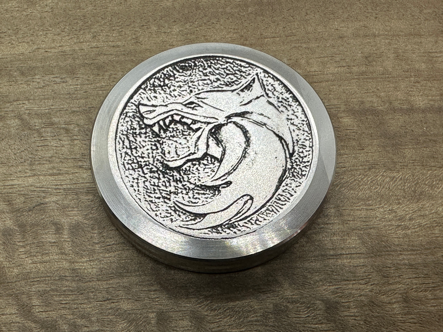 4 sizes The WITCHER Titanium Worry Coin Medallion Geralt of Rivia Medallion