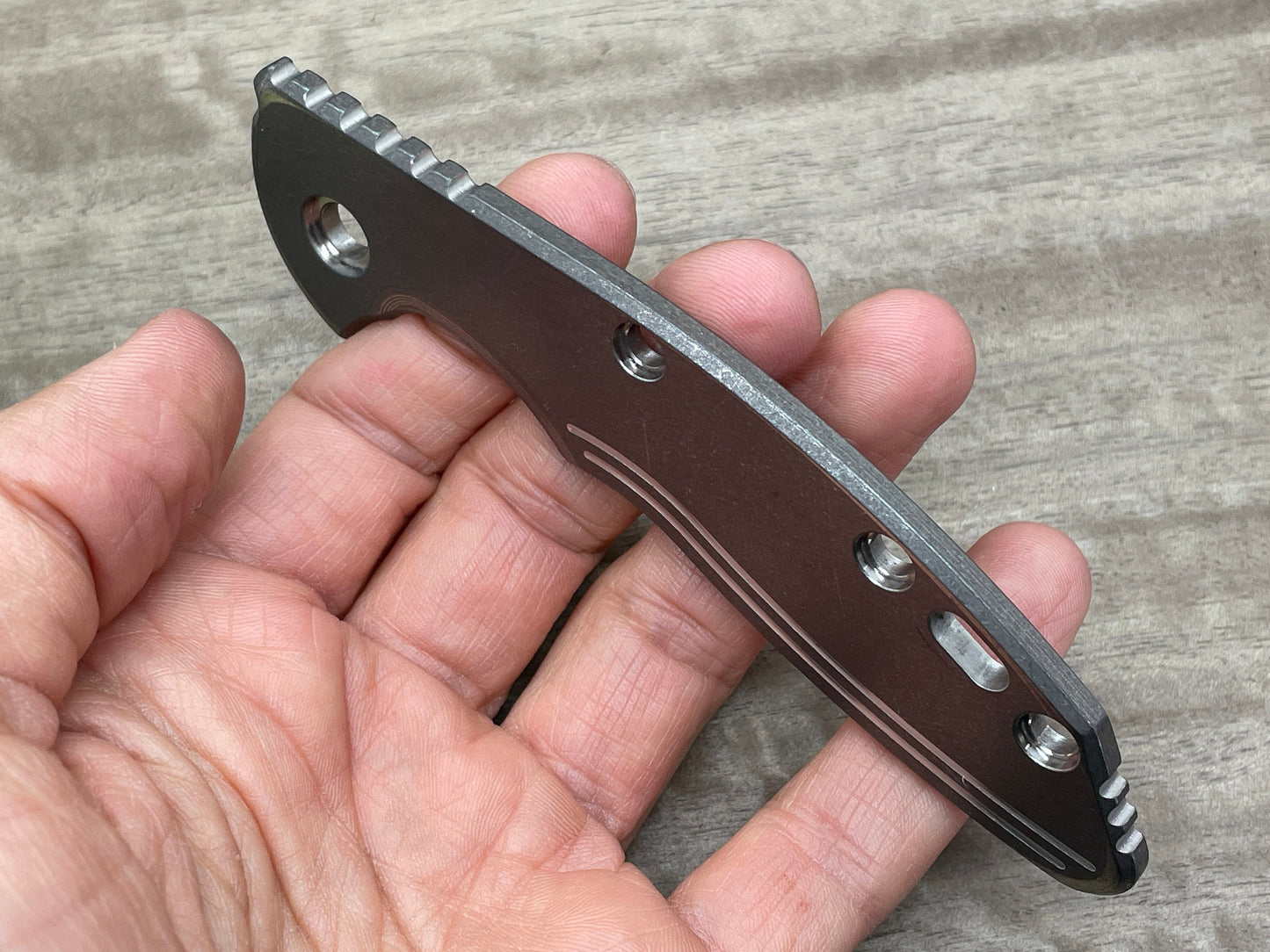 Battleworn Titanium scale for XM-18 3.5 HINDERER