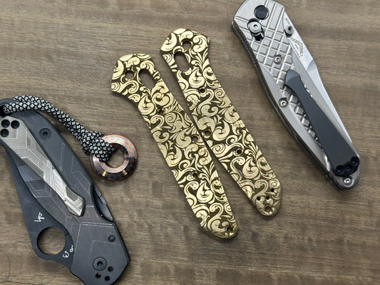 VICTORIA Brass Scales for Benchmade 940 Osborne