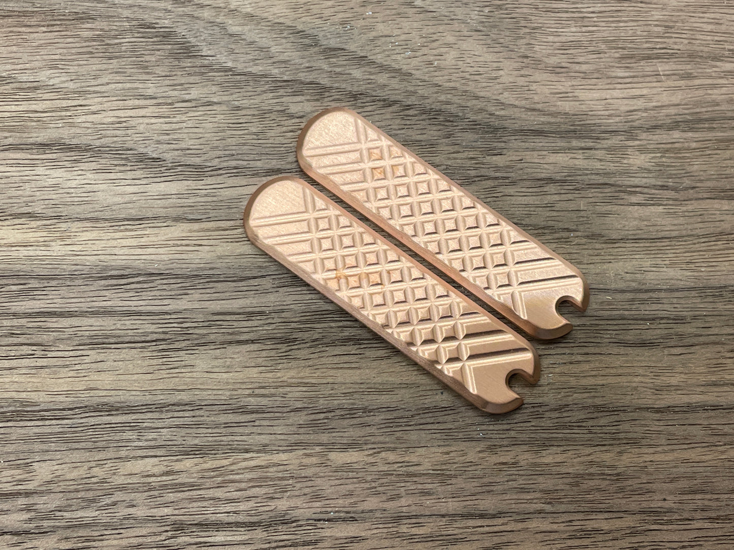 58mm FRAG Brushed Copper Scales for Swiss Army SAK