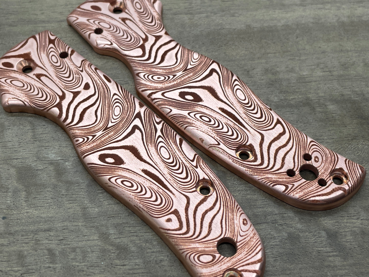 Dama FISH Copper Scales for SHAMAN Spyderco