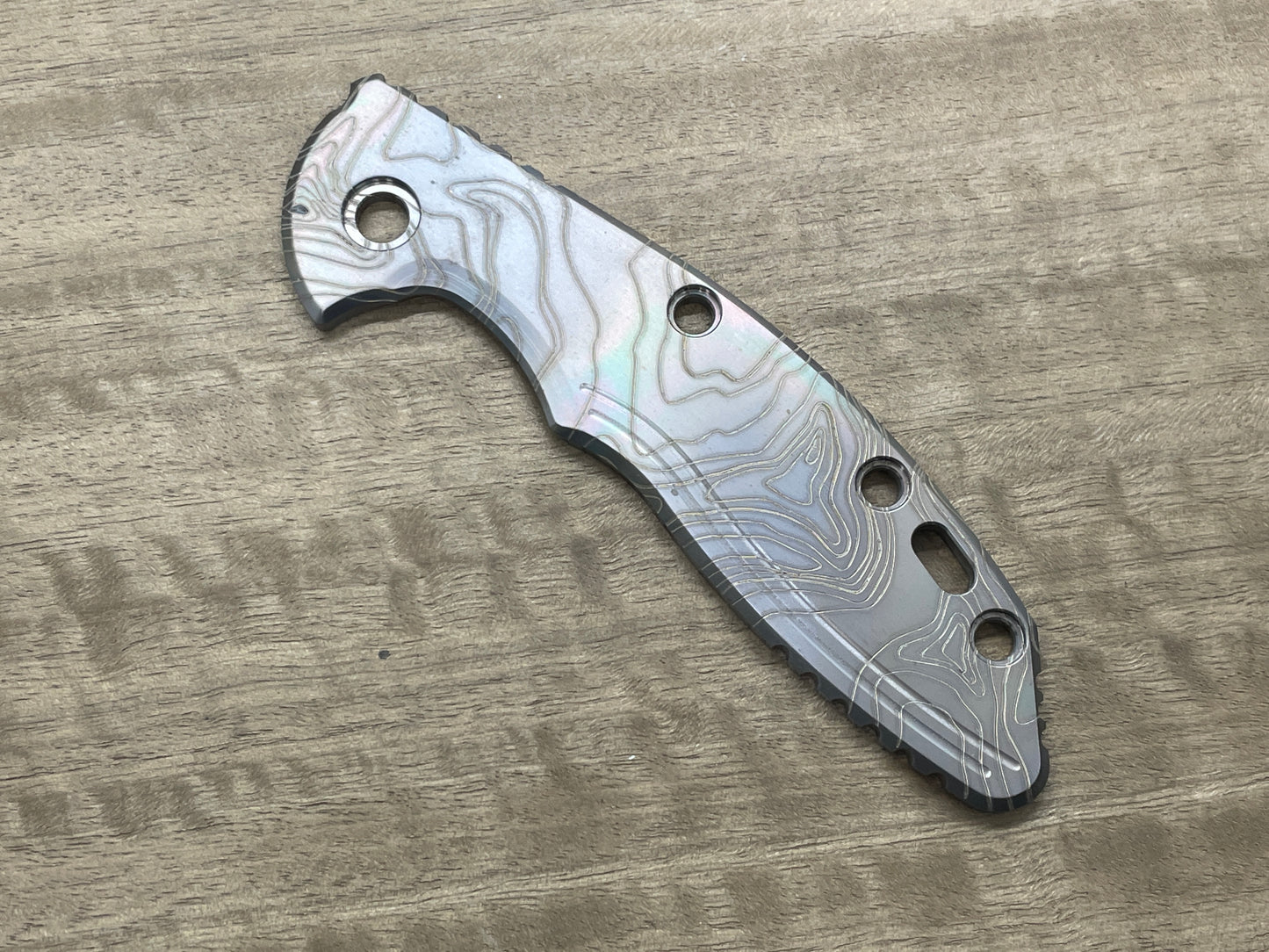 TOPO Dark-Ti engraved Titanium scale for XM-18 3.5 HINDERER