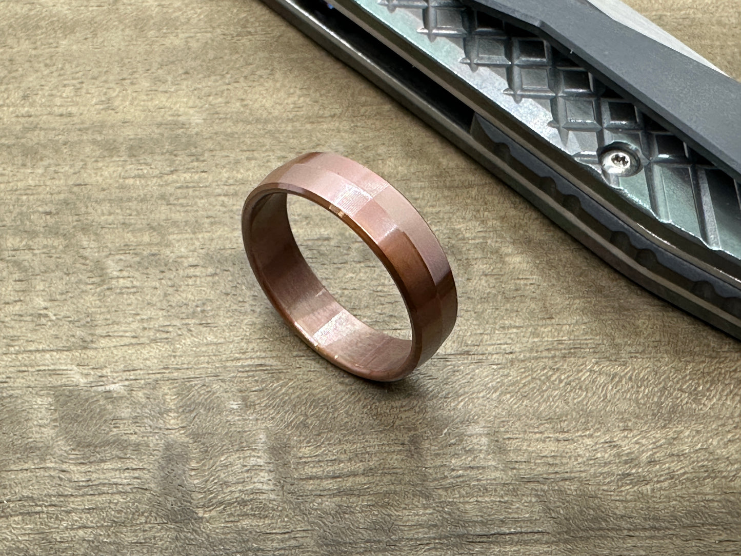 LITE Dark COPPER Ring US Size: 12 / Pendant / SpinTop Stand