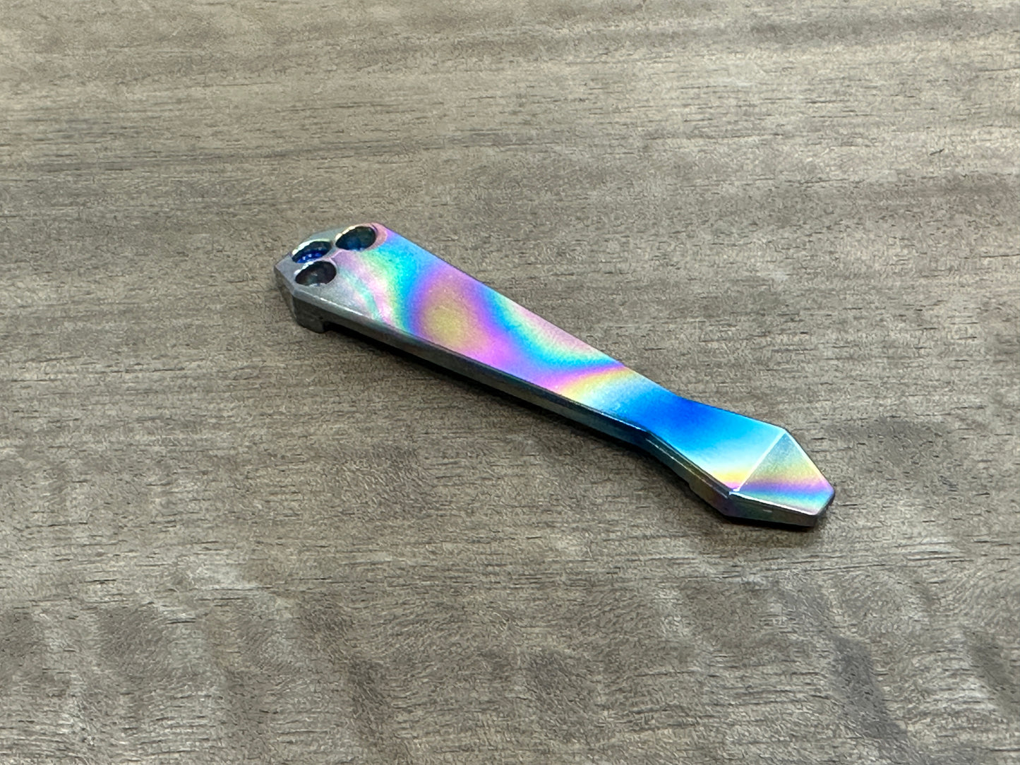 OIL Slick Dmd Titanium CLIP for most Spyderco models