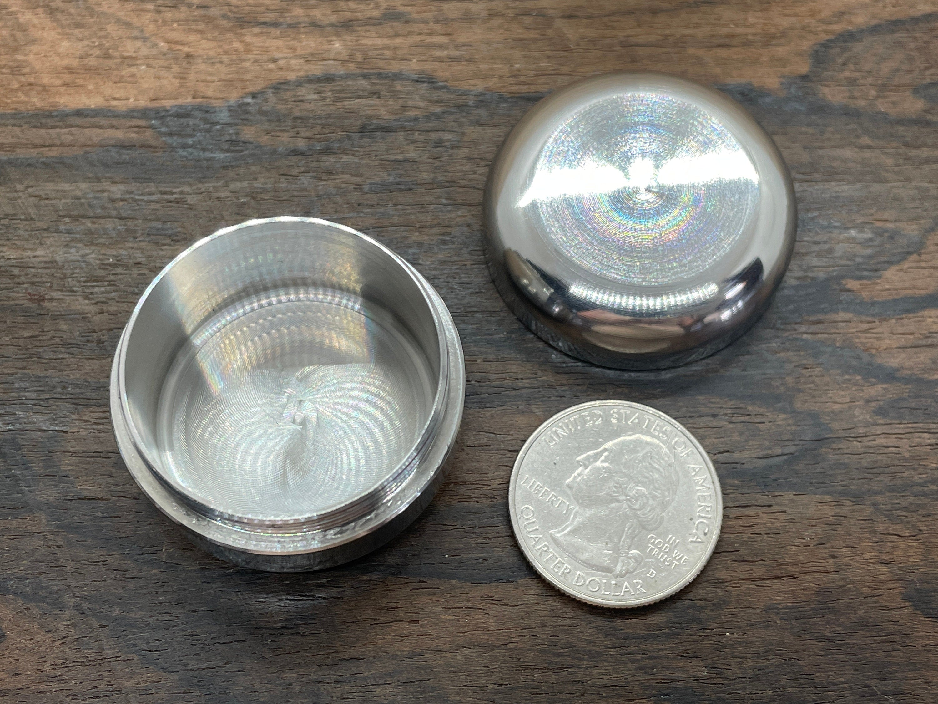 MEGA Stainless Steel Meton-Vault Candy Box Pill Box Stash box Pill Case