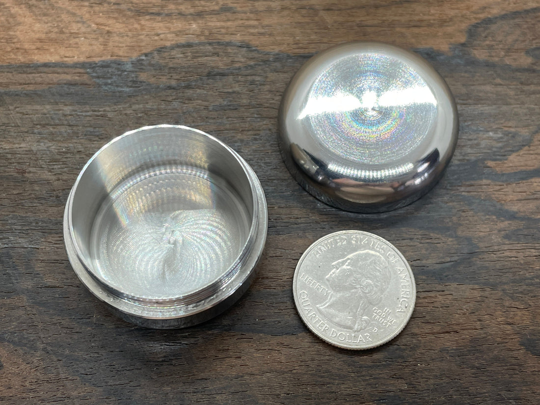 MEGA Stainless Steel Meton-Vault Candy Box Pill Box Stash box Pill Case