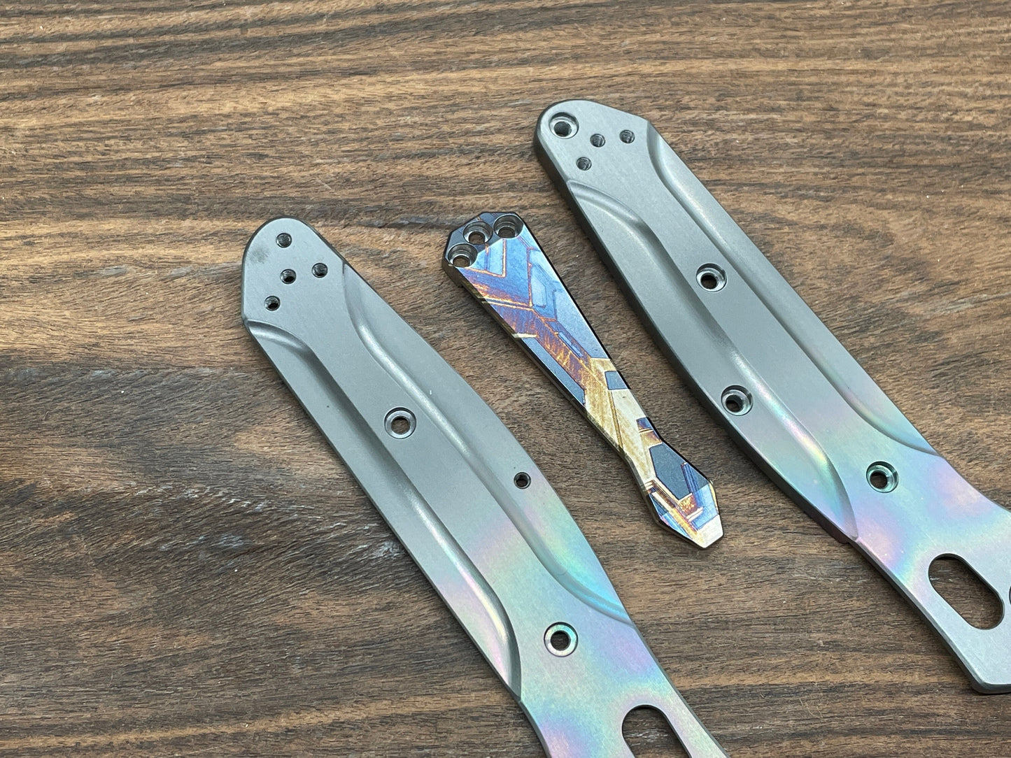 FALCON heat ano engraved Dmd Titanium CLIP for most Benchmade models