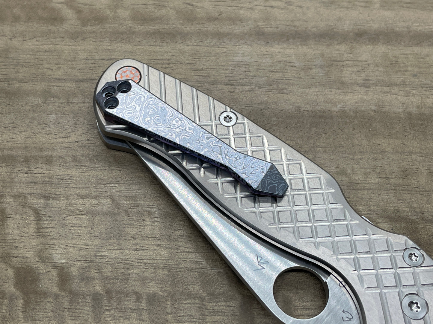 ALIEN Black Dmd Titanium CLIP for most Spyderco models