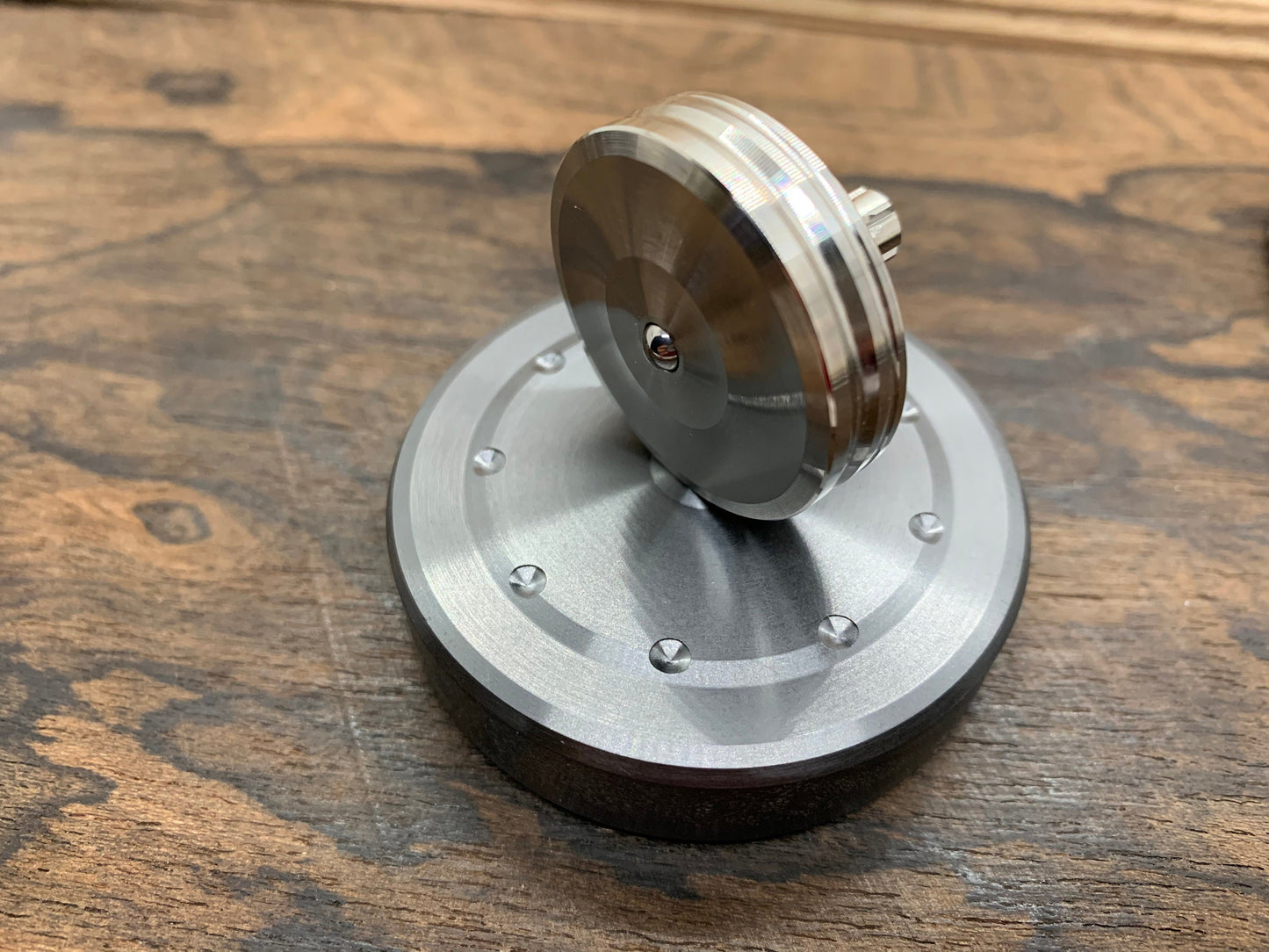 Stainless Steel GROOVED Spinning Top PERFORMER