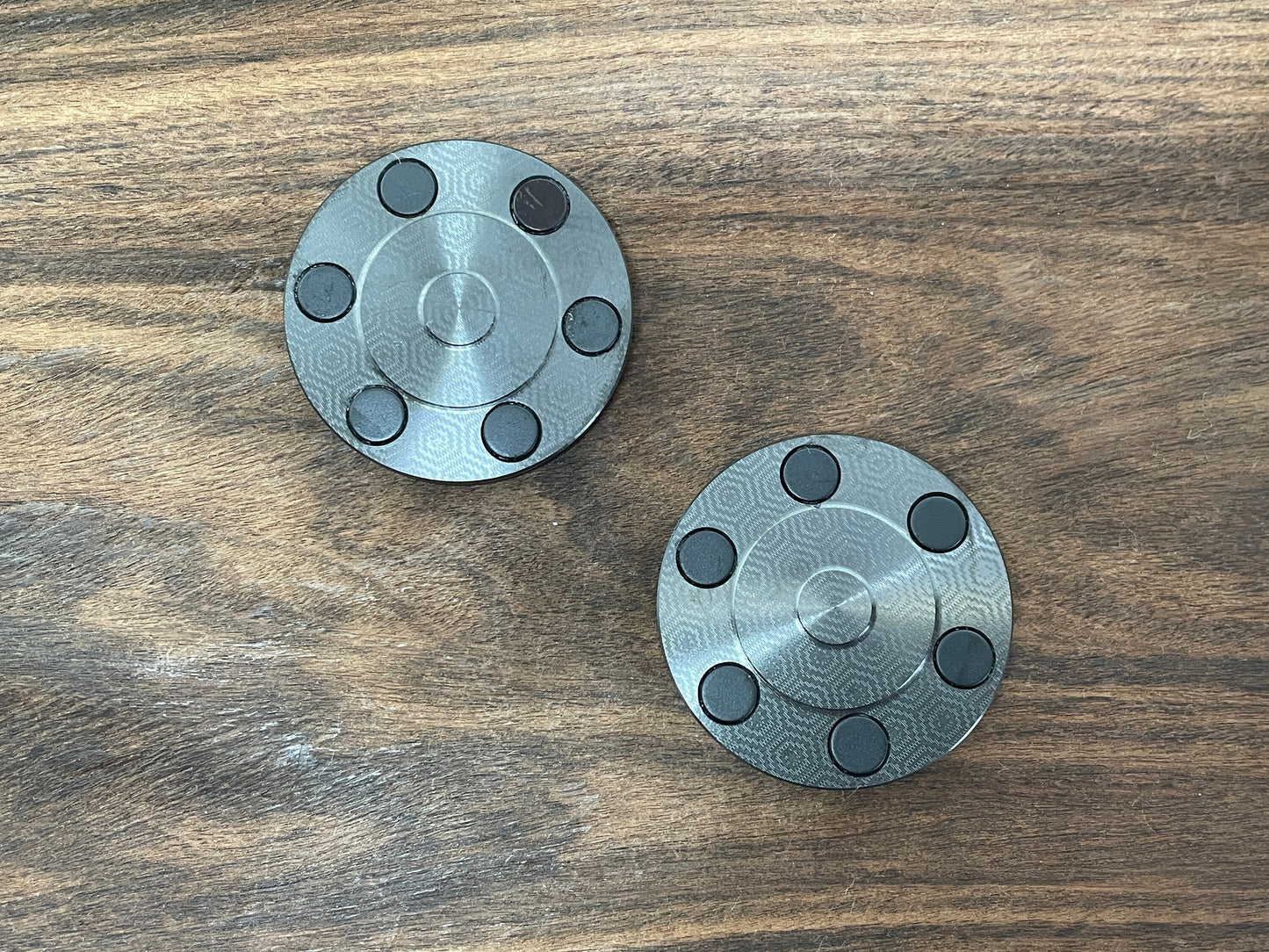 HAPTIC Coins CLICKY Black Zirconium Haptic Slider Fidget