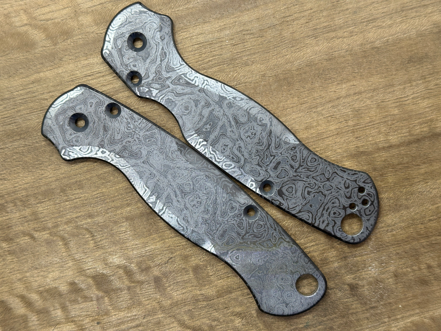 ALIEN Black Titanium scales for Spyderco Paramilitary 2 PM2