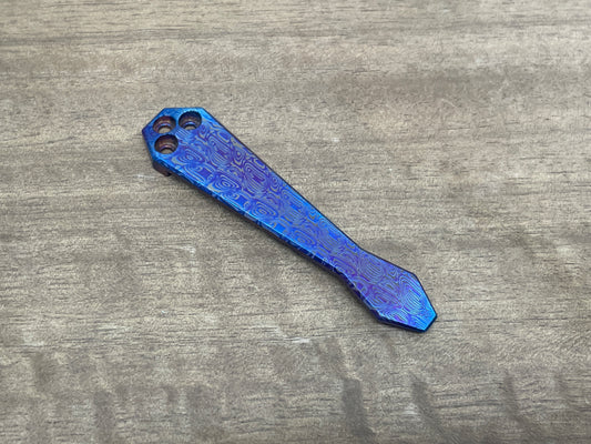 Dama AEGR Flamed Dmd Titanium CLIP for most Spyderco models