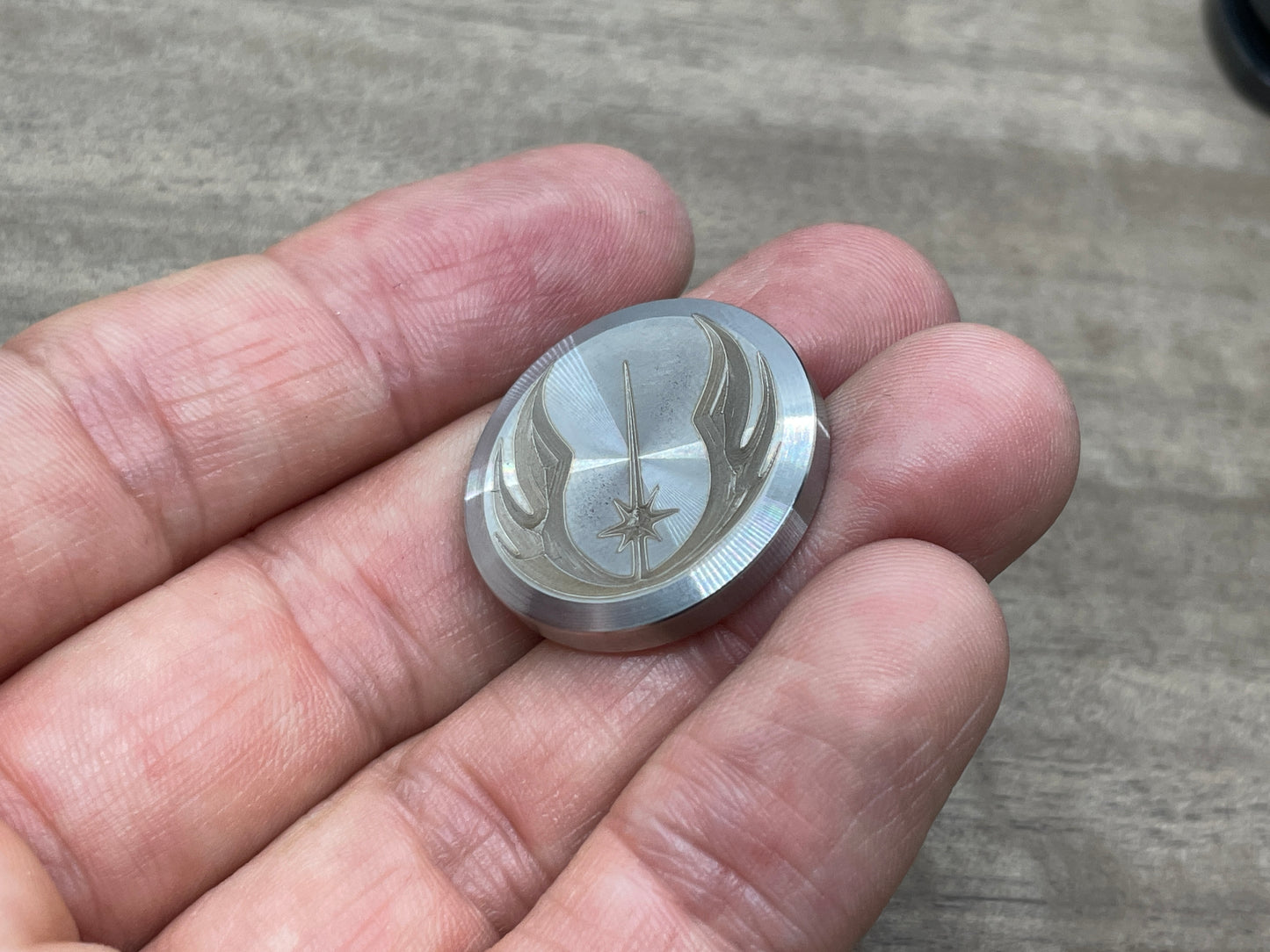 4 Sizes JEDI Stainless Steel Worry Coin