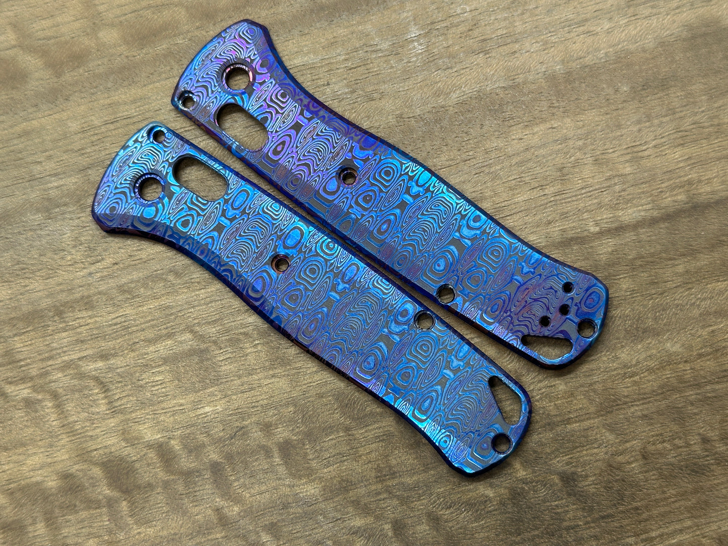 Dama LADDER Flamed Titanium Scales for Benchmade Bugout 535