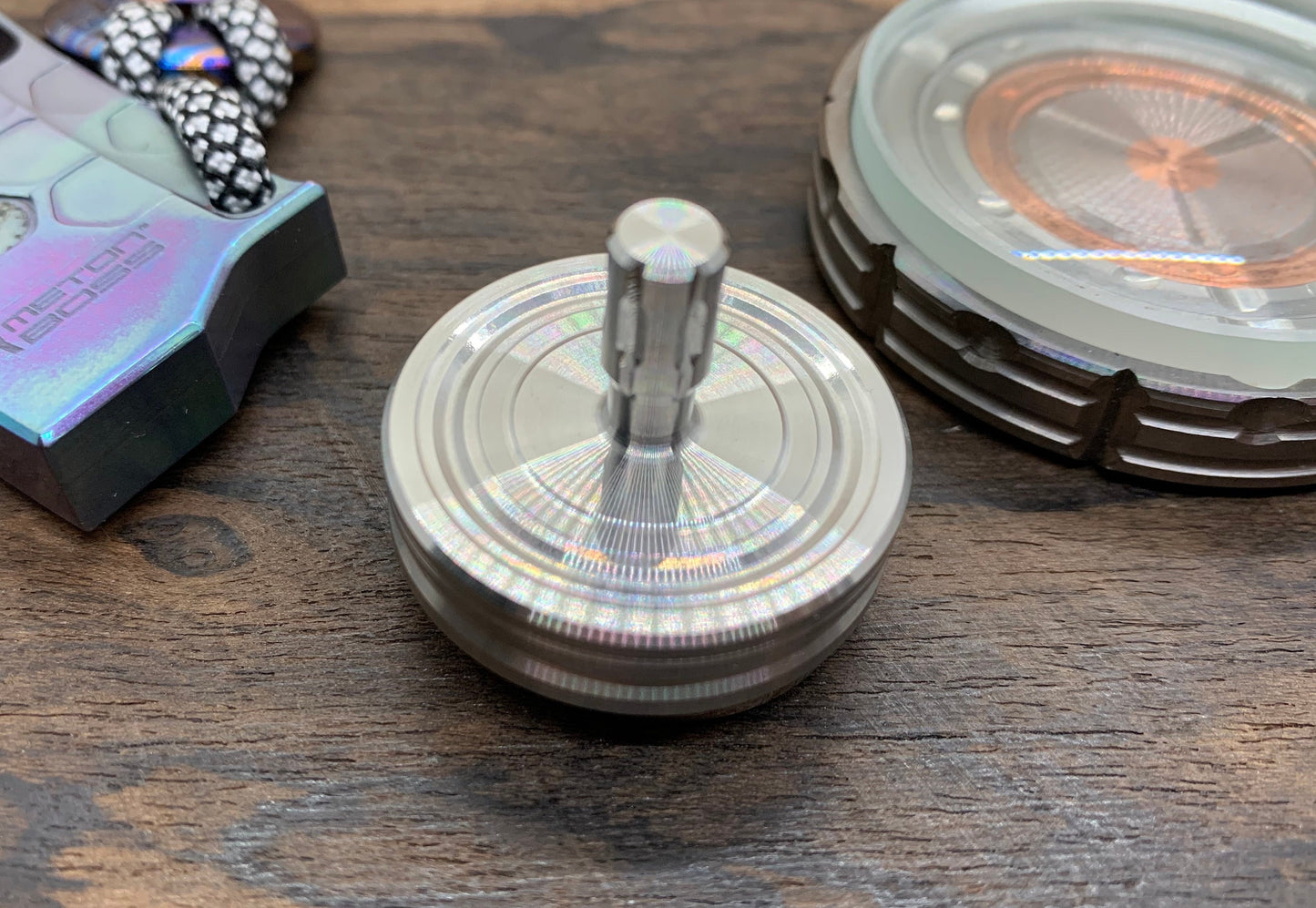 Stainless Steel GROOVED Spinning Top PERFORMER