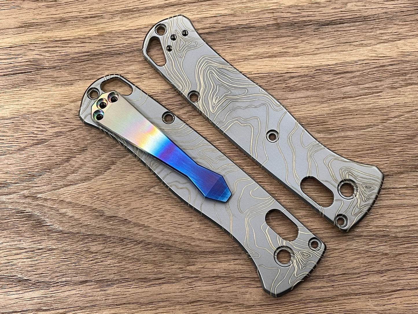 Special Flamed Dmd Titanium CLIP for most Benchmade models