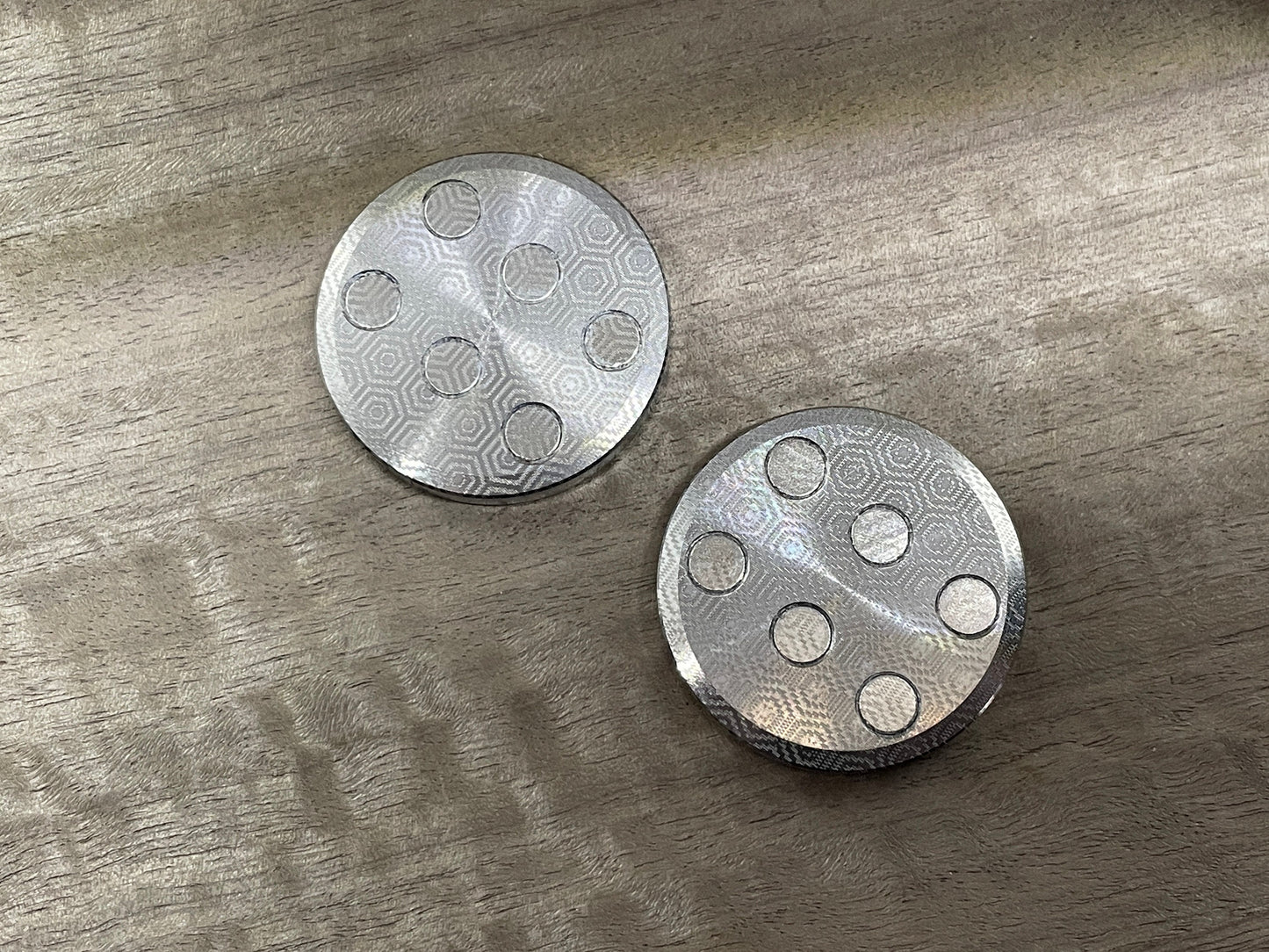 ORBITER HAPTIC Coins Black Stainless Steel Haptic Coins Fidget