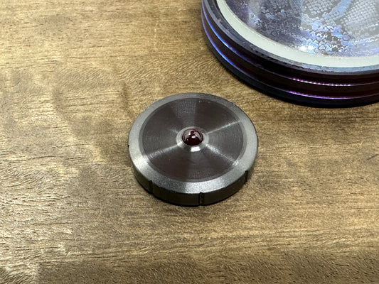 Black Zirconium Spinning Worry Coin Spinning Top