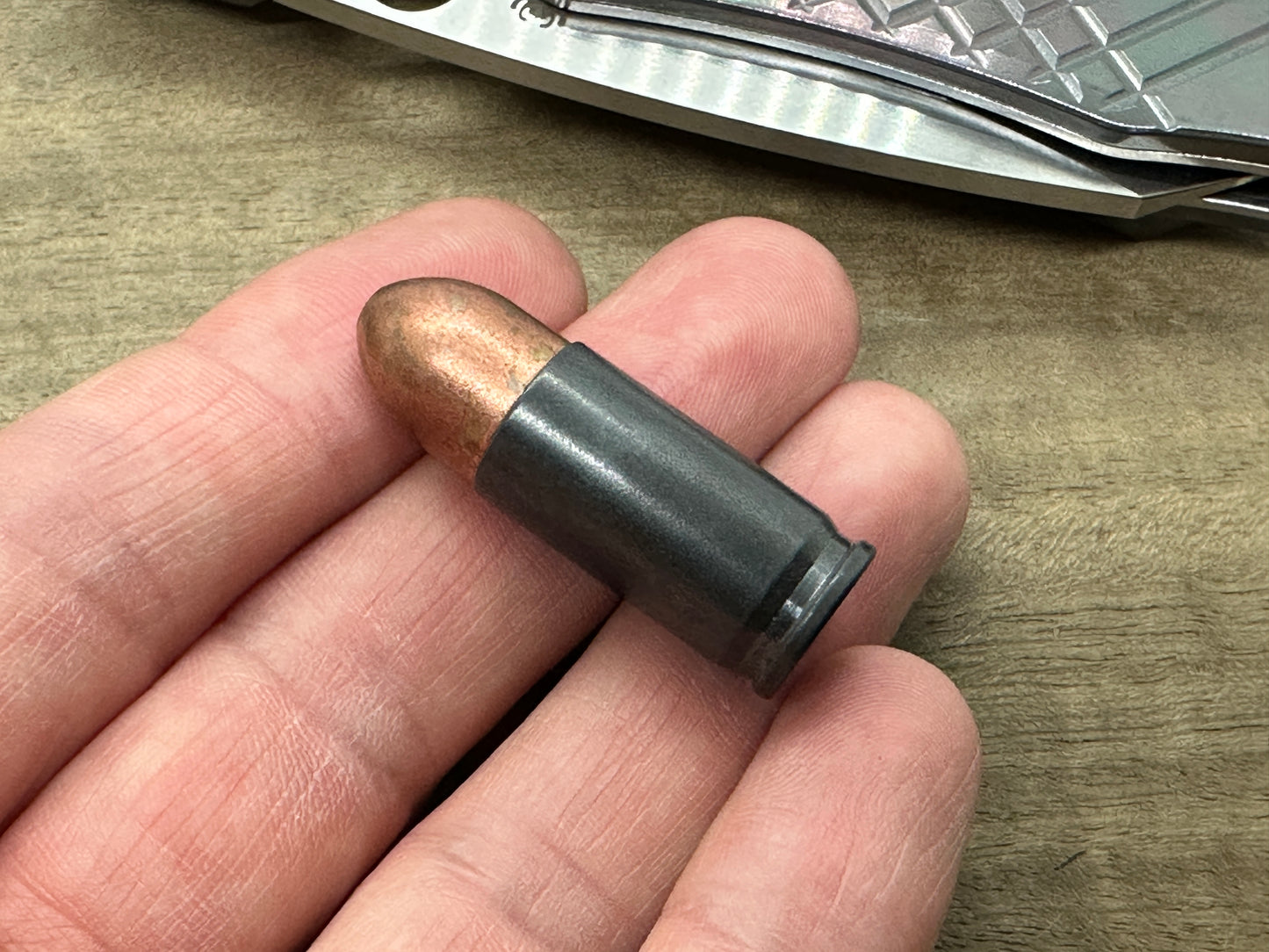 Zirconium - Copper HAPTIC-BULLET Haptic Slider fidget Fridge magnet