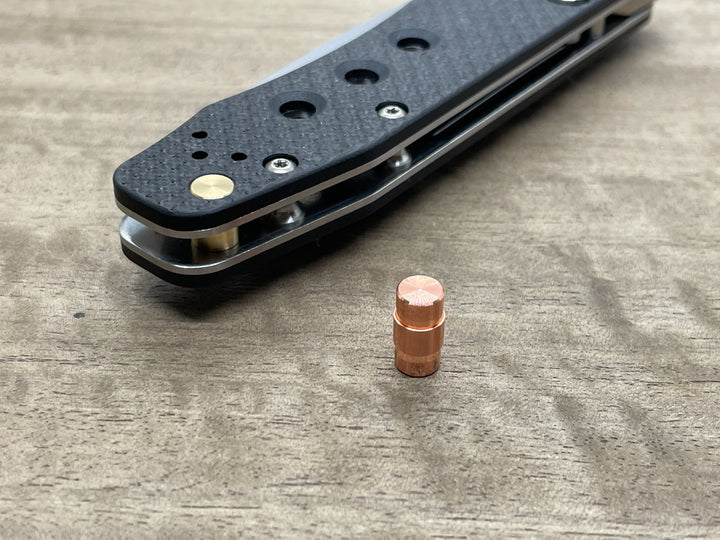 Copper Lanyard Hole Plug<br>Spyderco Smock