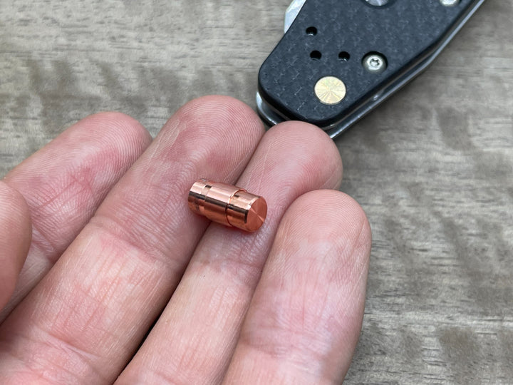Copper Lanyard Hole Plug<br>Spyderco Smock