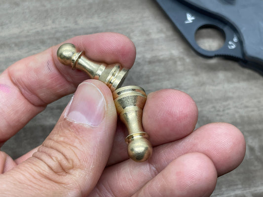StoneWashed Brass Haptic-PAWN Haptic Slider Chess Pawn fidget Fridge magnet