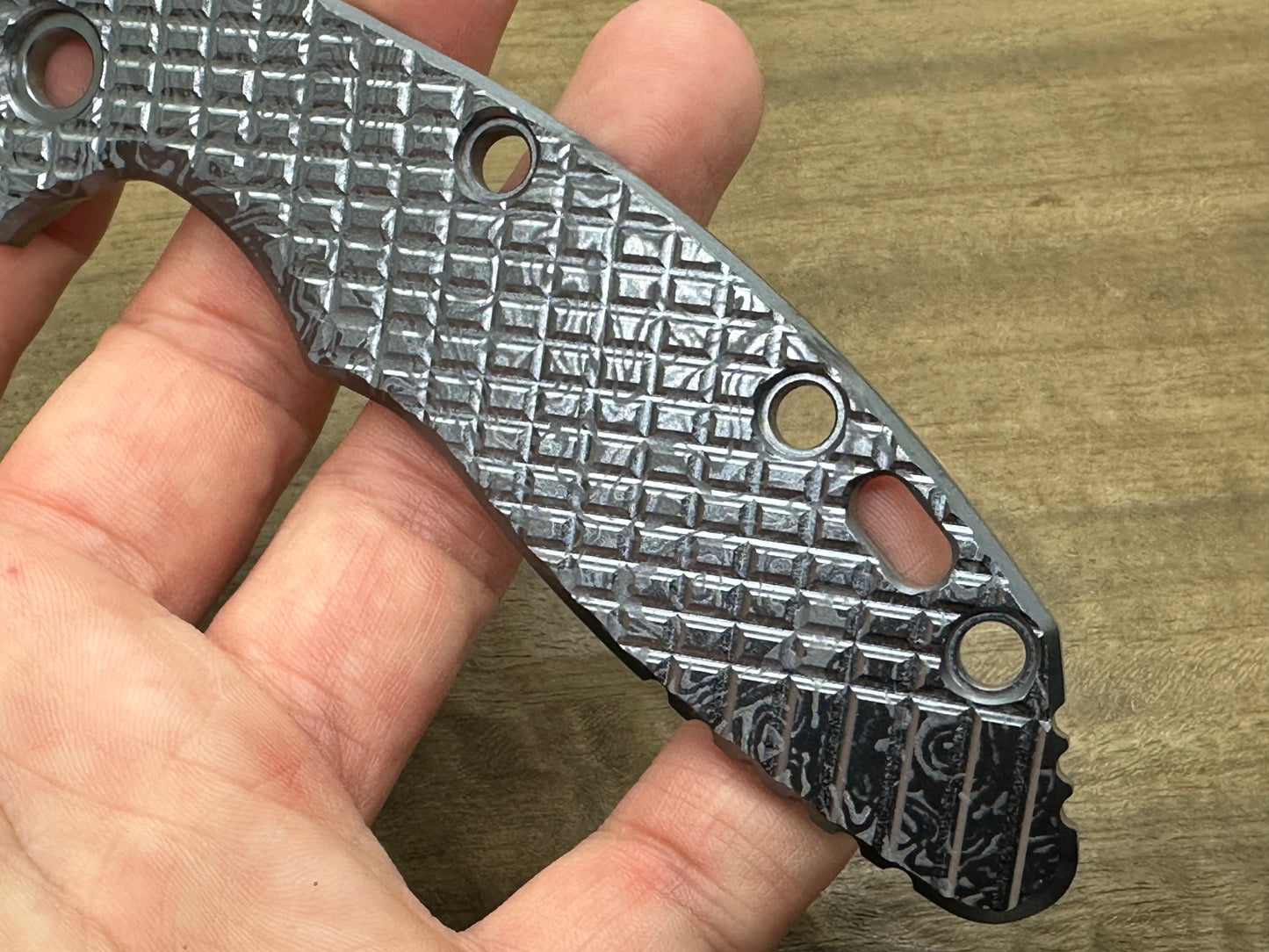 ALIEN Black FRAG Cnc milled Titanium scale for XM-18 3.5 Hinderer