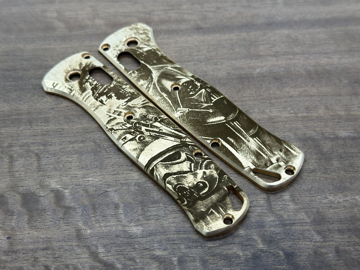 STAR WARS Brass Scales for Benchmade Bugout 535