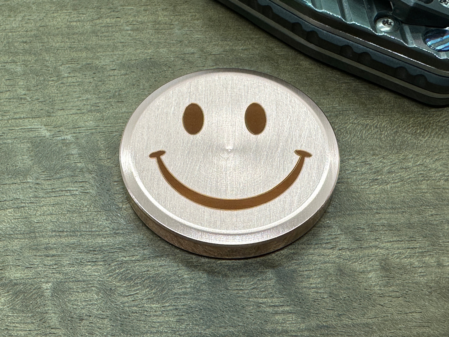 3 sizes Smiley - Sad (Yes-No decision maker) Copper Worry Coin