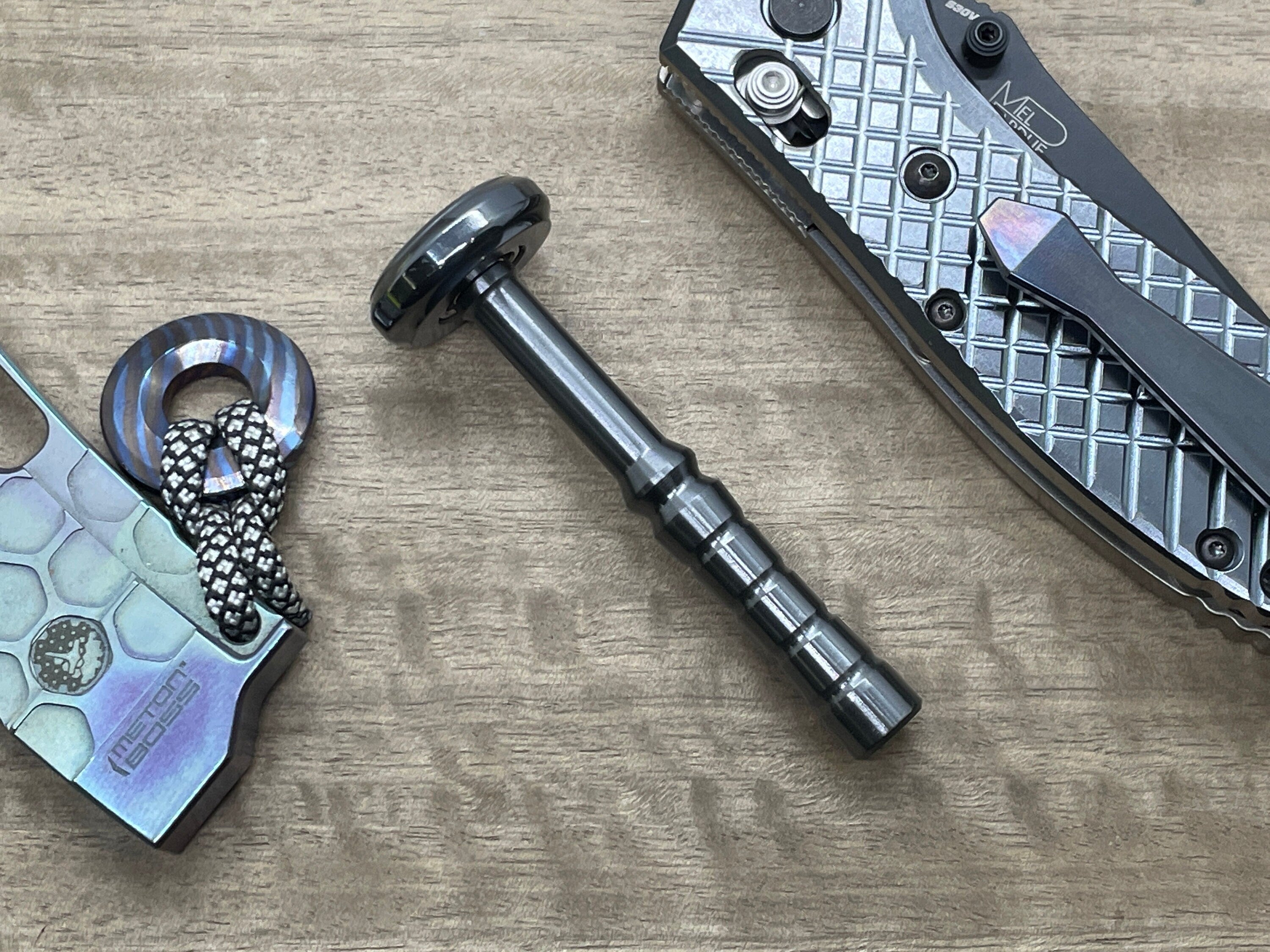 FIDGET-Stick Polished Black Zirconium EDC – Metonboss