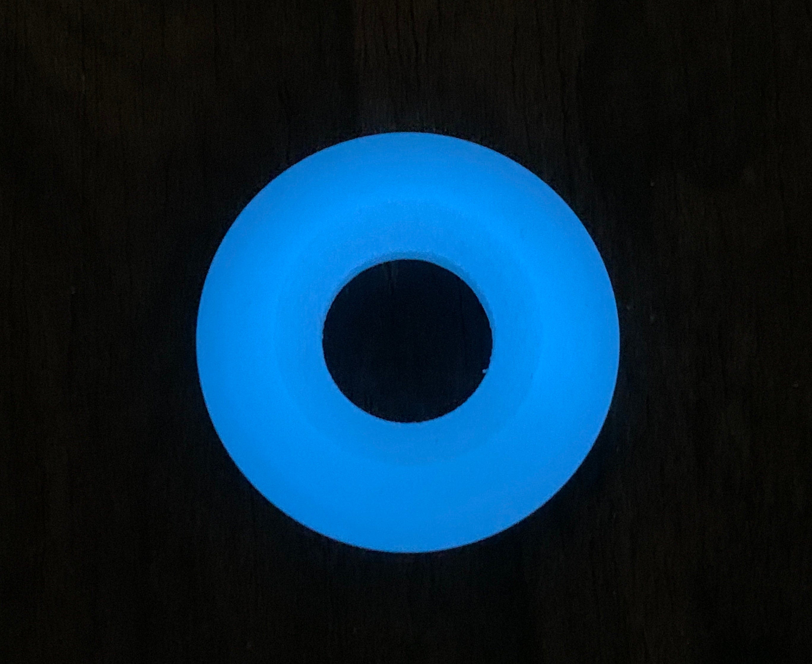 TurboGlow in the Dark Lanyard Bead keychain