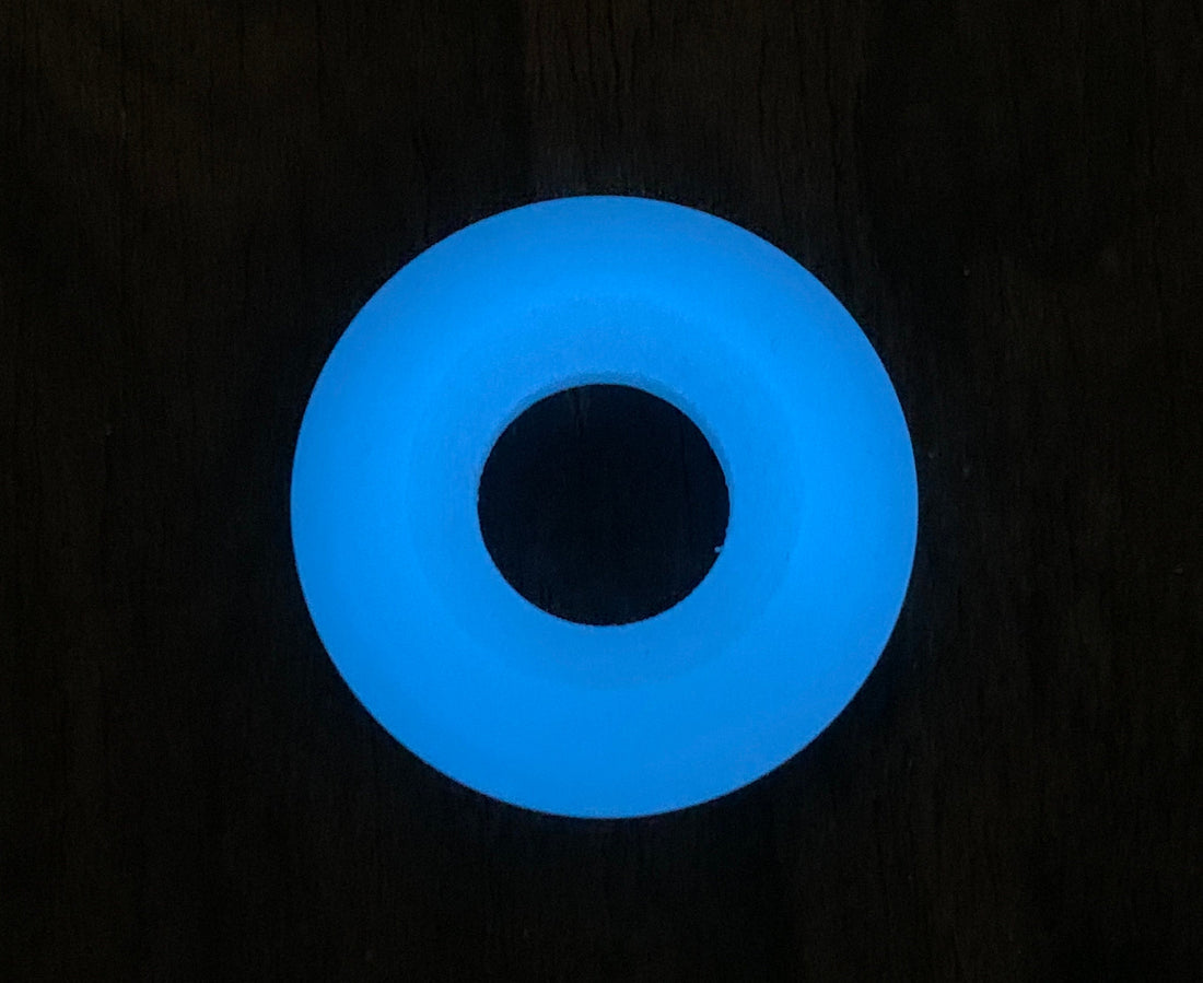 TurboGlow in the Dark Lanyard Bead keychain