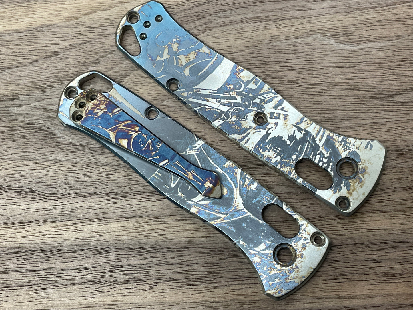 STAR WARS heat ano Spidy Titanium CLIP for Benchmade