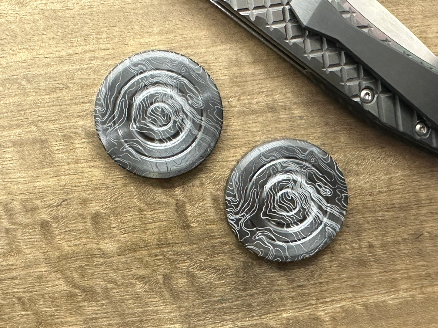 ORBITER TOPO Zirconium Parallel position Magnets Haptic Coins Fidget