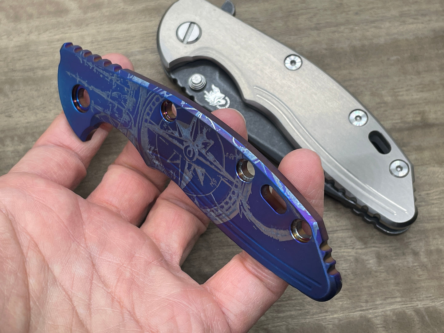 COMPASS at Sea Flamed Titanium scale for XM-18 3.5 HINDERER