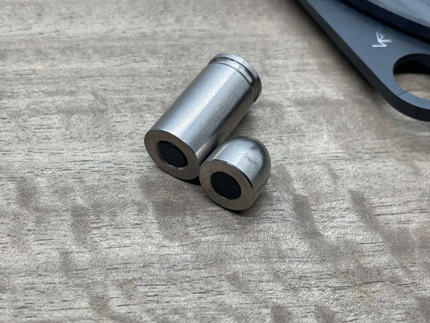 Titanium HAPTIC-BULLET Haptic Slider fidget Fridge magnet