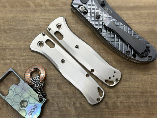 Brushed Titanium Scales for Benchmade Bugout 535