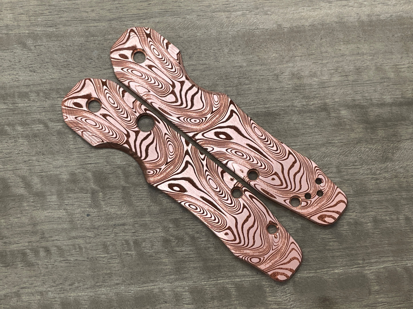 Dama FISH Copper Scales for Spyderco SMOCK