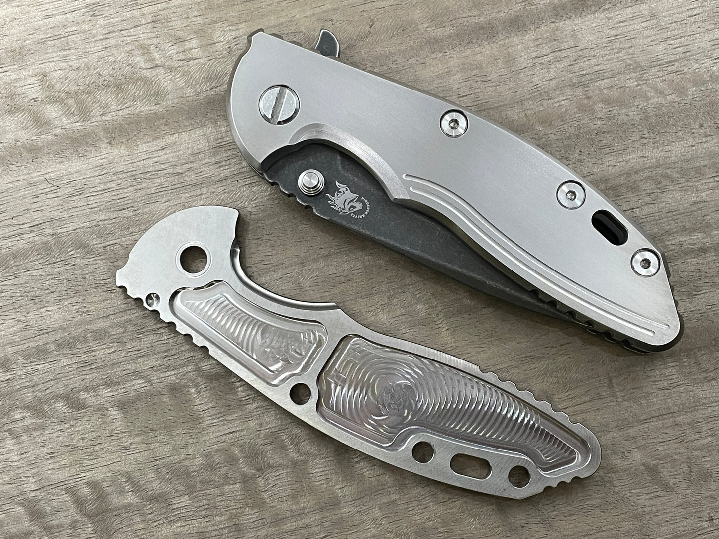 TOPO Bronze Ano Brushed Titanium scale for XM-18 3.5 HINDERER