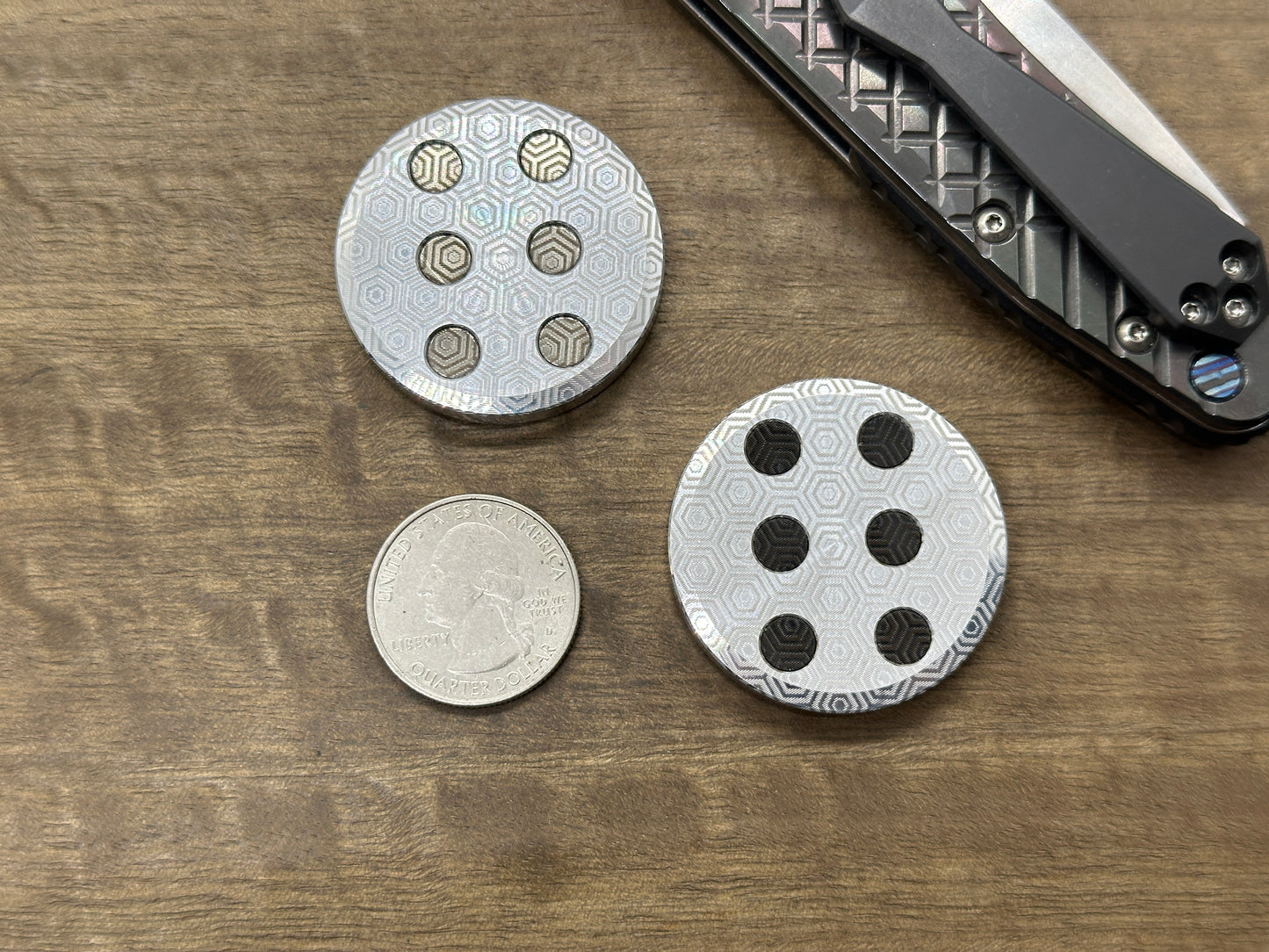 Dama AEGR Parallel position Magnets ORBITER Aluminum Haptic Coins Slider Fidget