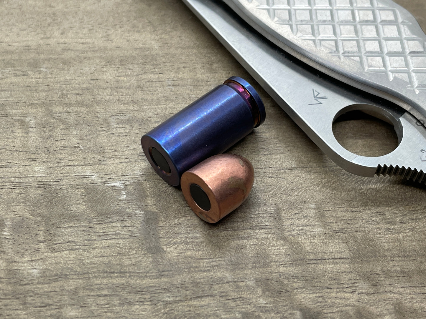 Titanium Flamed - Copper HAPTIC-BULLET Haptic Slider ideas fidget