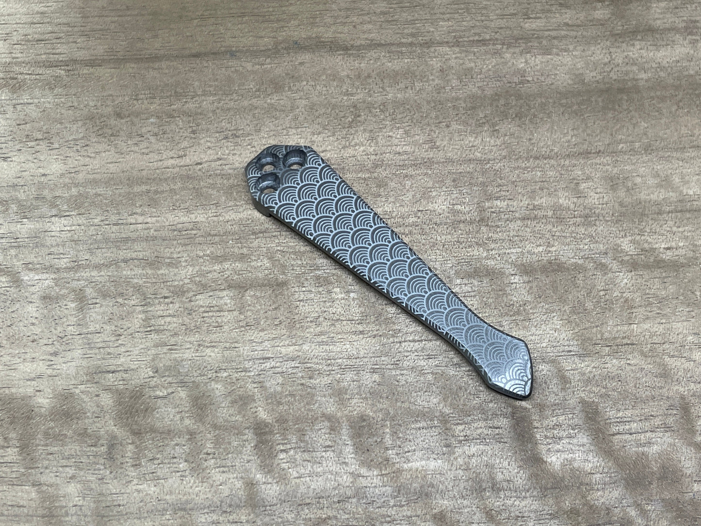 Black Zirconium SEIGAIHA Spidy CLIP for most Spyderco models