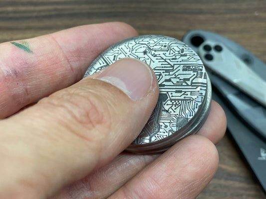 CIRCUIT Board HAPTIC Coins CLICKY Titanium Haptic Slider Fidget