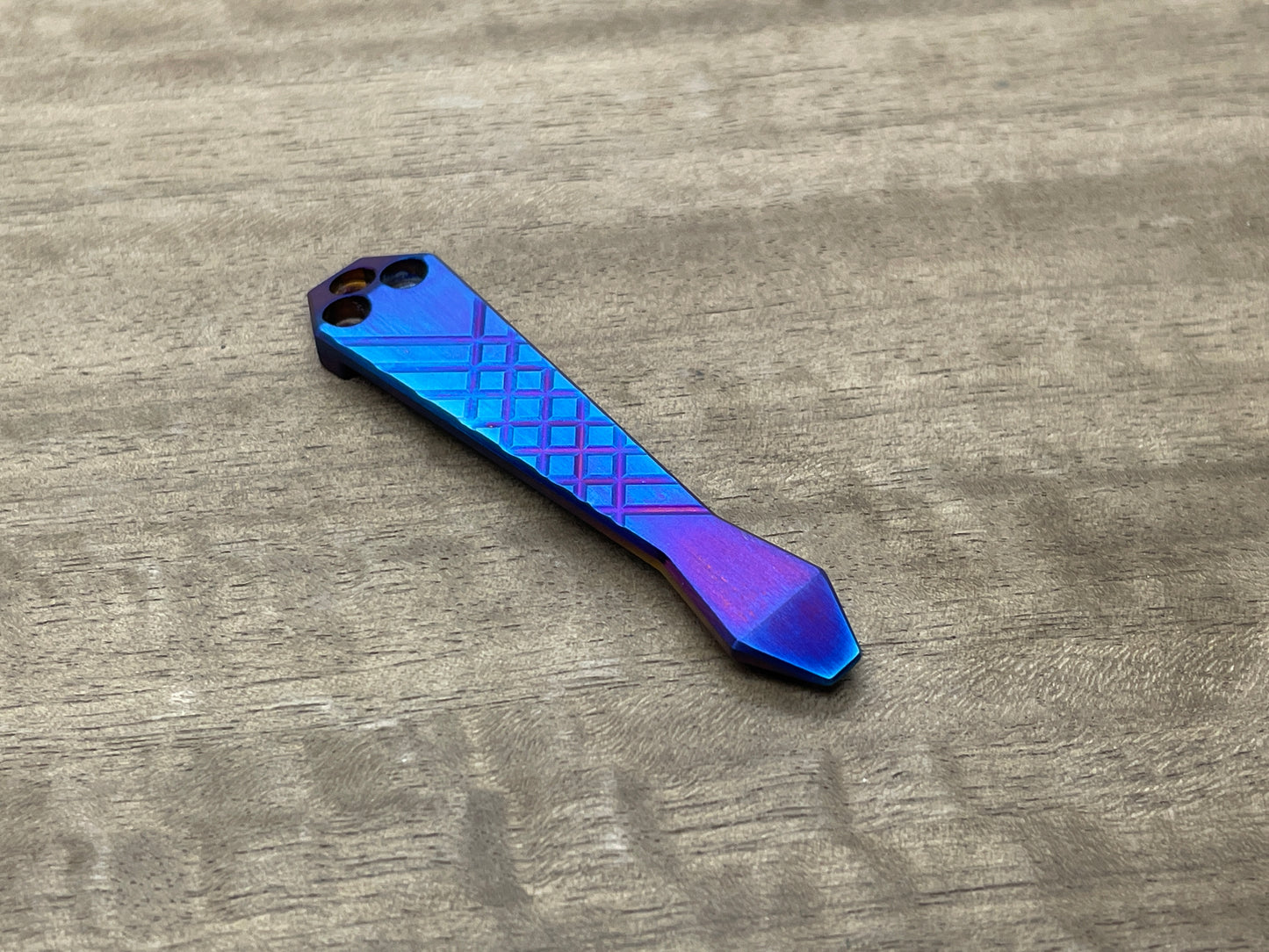 FRAG Cnc milled Titanium CLIP for most Spyderco models