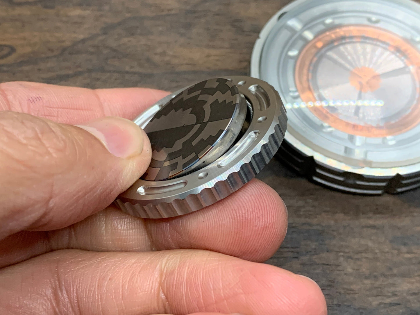Strobe effects Titanium Coin for Billetspin Gambit (only Coin included)